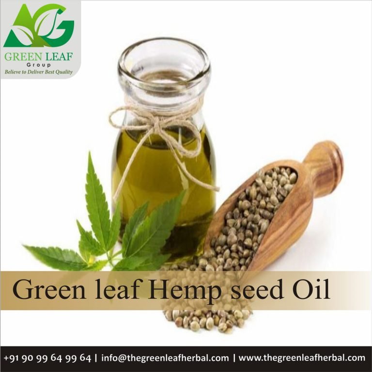 Hemp Seed Oil - The Green Leaf Herbal